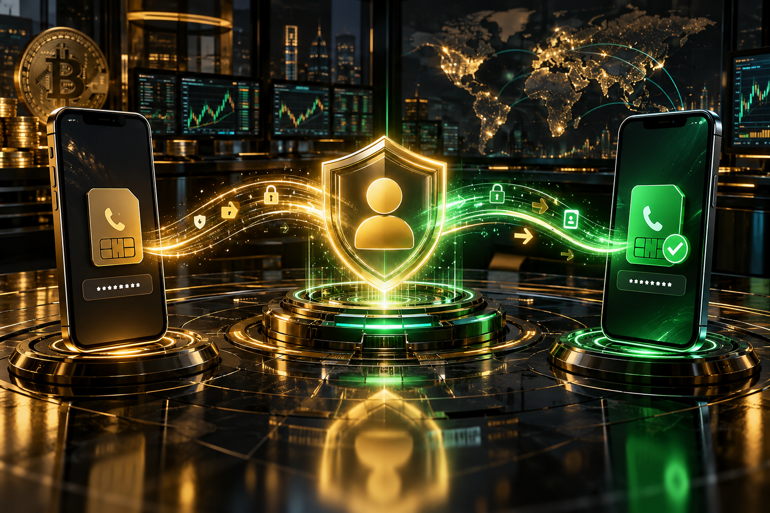 وارد کردن شماره موبایل جدید در صرافی ویکس