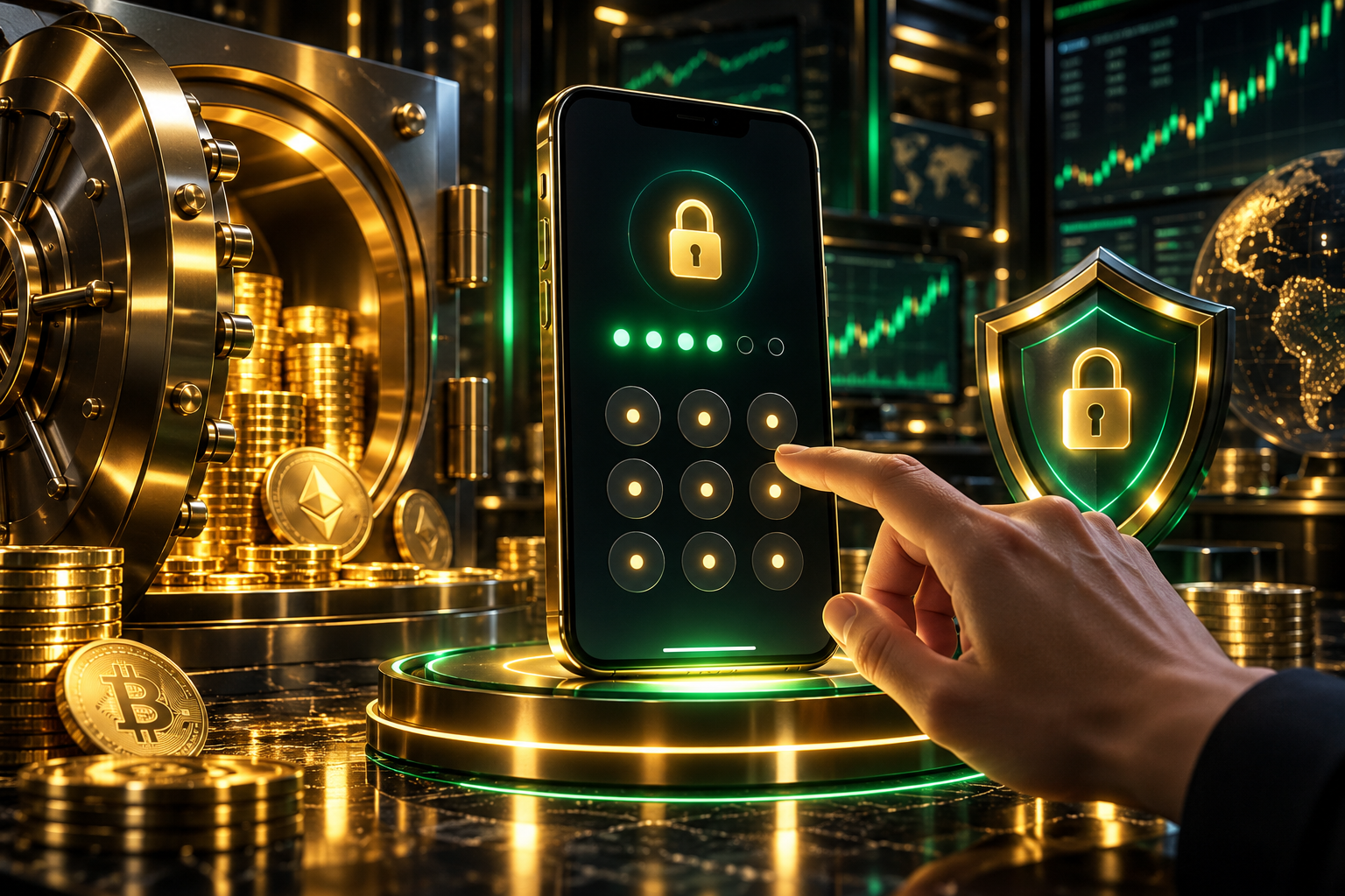ورود به تنظیمات امنیتی برای ایجاد Funding Password ویکس