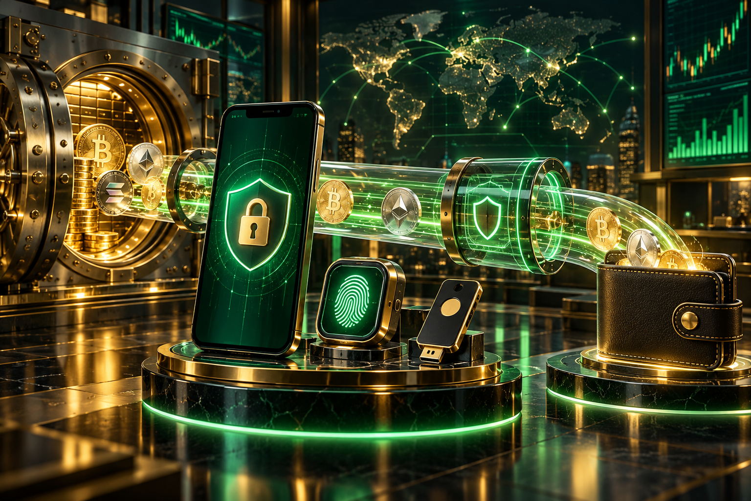 تنظیمات امنیتی برداشت ارز دیجیتال در حساب ویکس