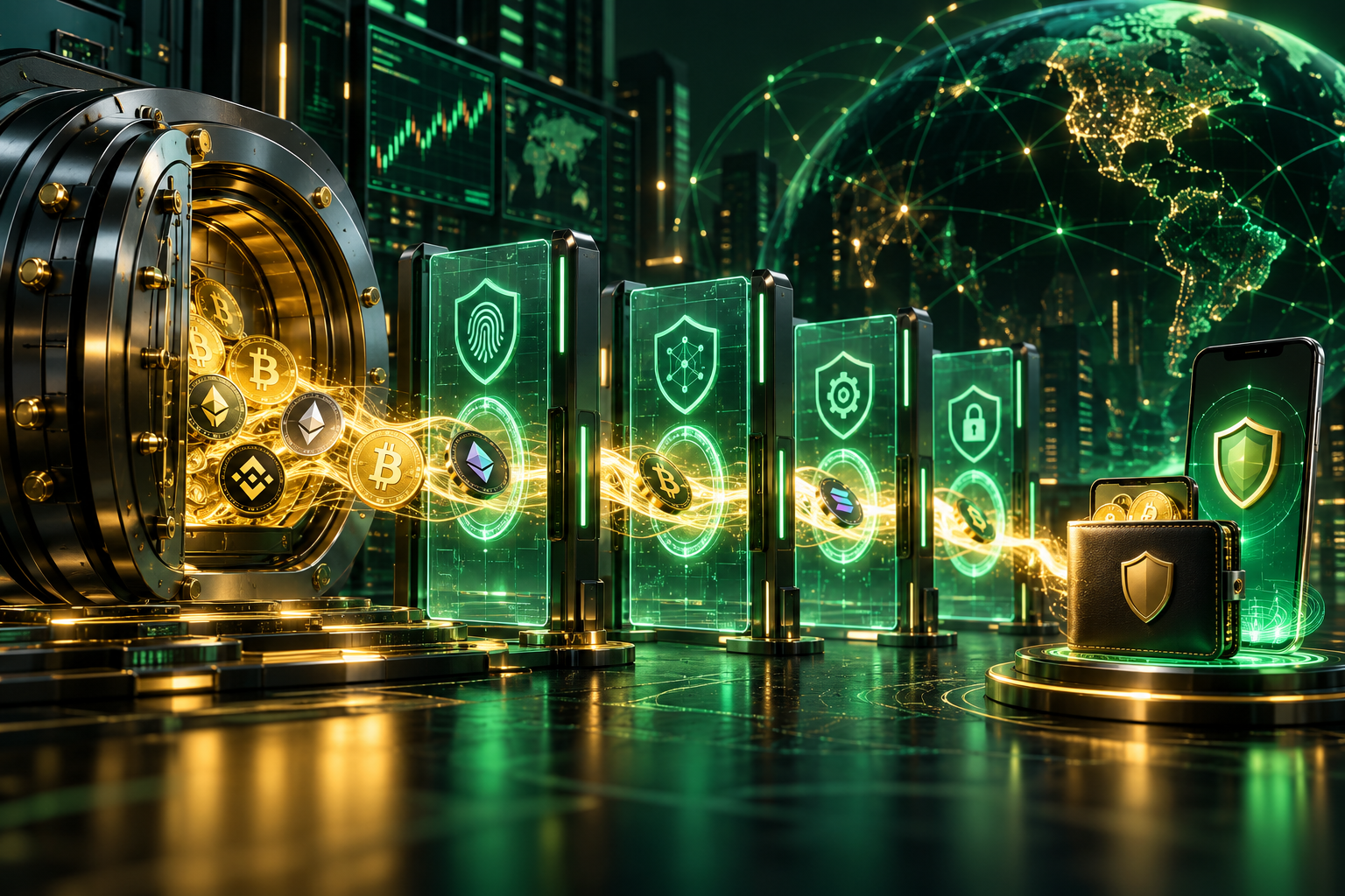 بررسی تنظیمات امنیت برداشت رمزارز در ویکس