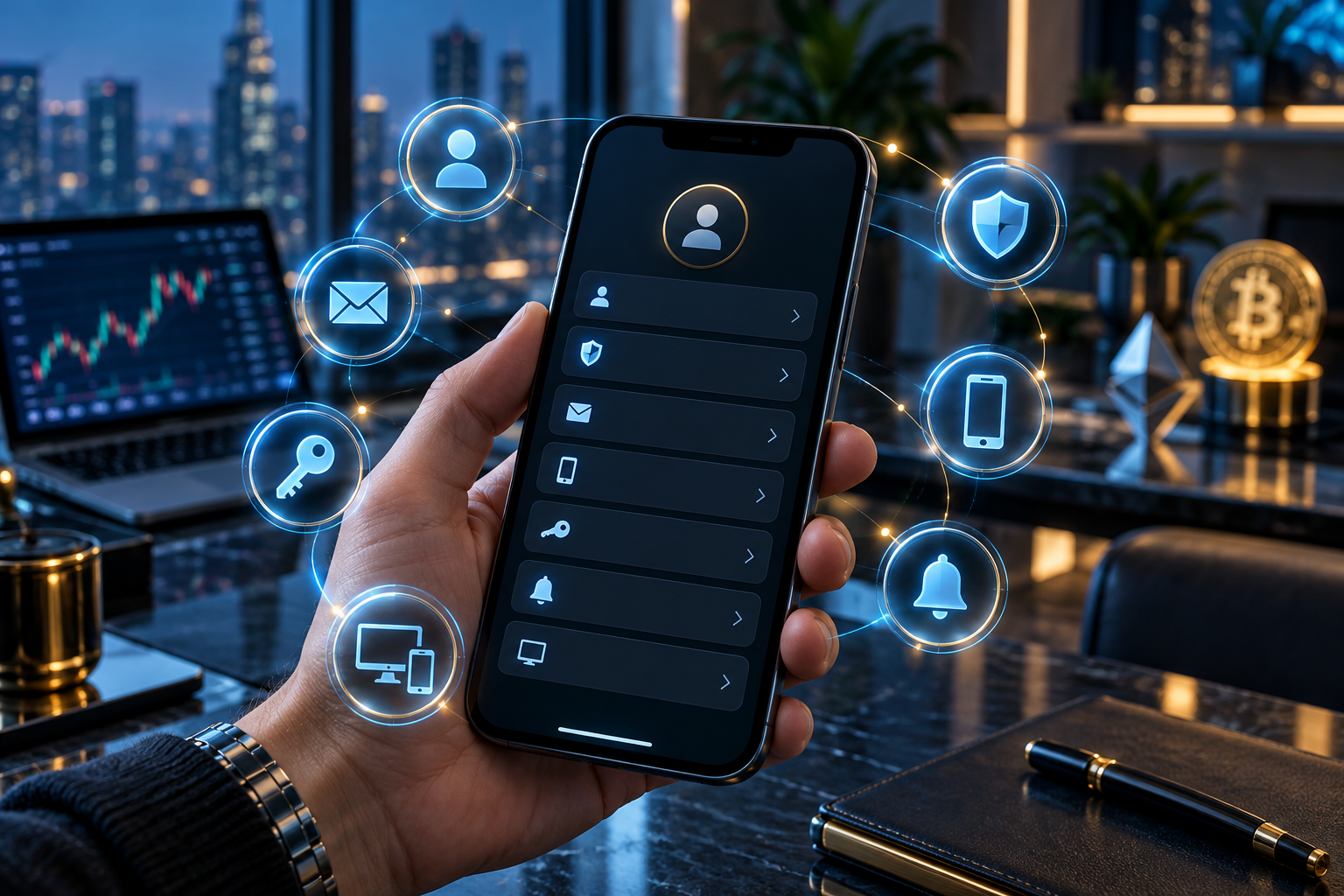 تنظیمات حساب کاربری در صرافی ویکس