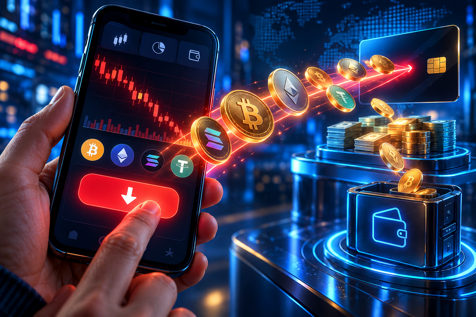 راهنمای فروش رمزارز در صرافی WEEX