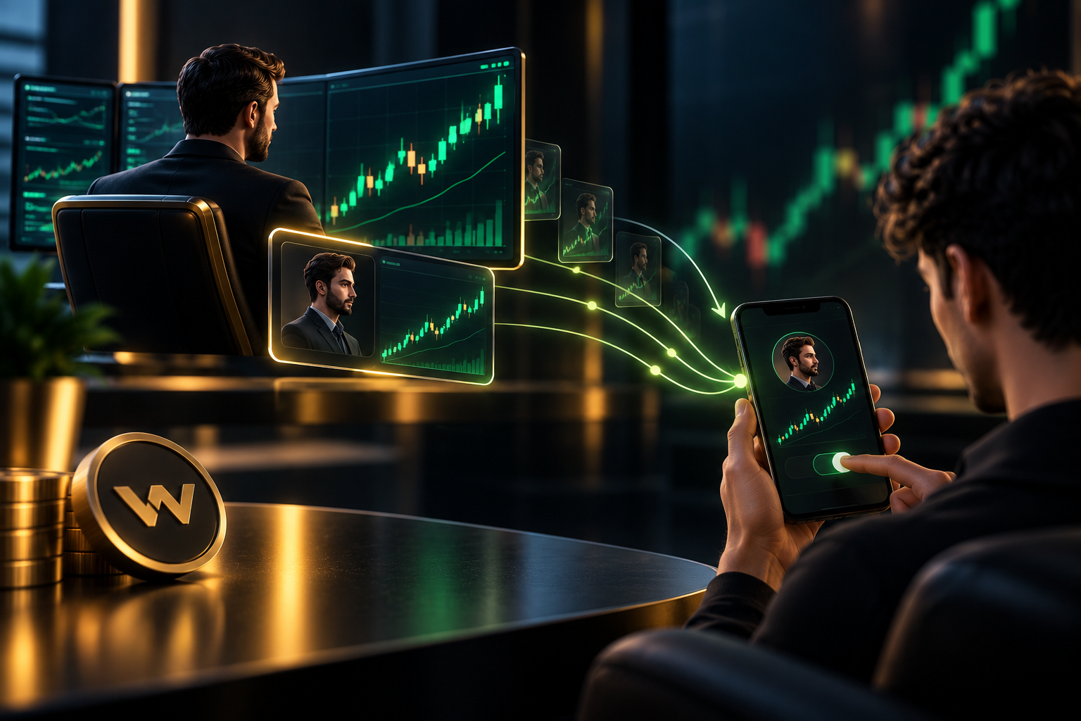 آموزش فعال کردن کپی ترید در صرافی ویکس